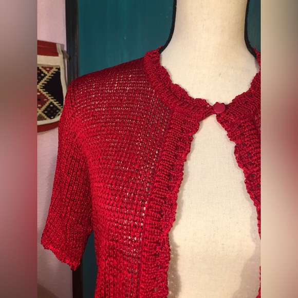 Vintage Sag Harbor Short Sleeve Sweater - Picture 8 of 16